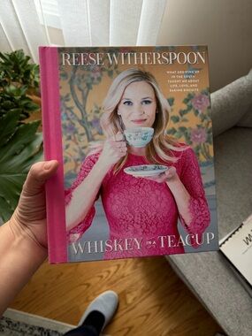 Reese Witherspoon "Whiskey in a Teacup" Cookbook - Pink Cover